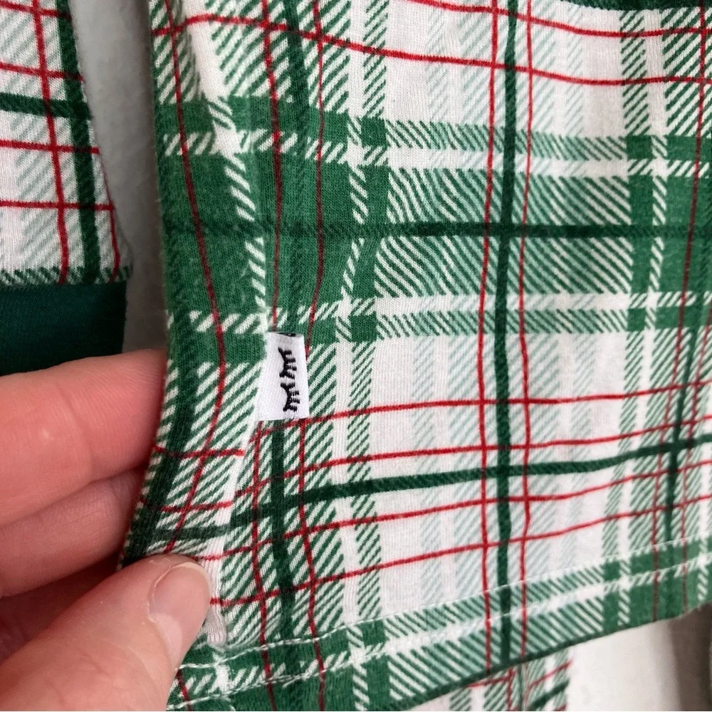 Little Sleepies Noel plaid 2 piece‎ pajama set Christmas size 2T